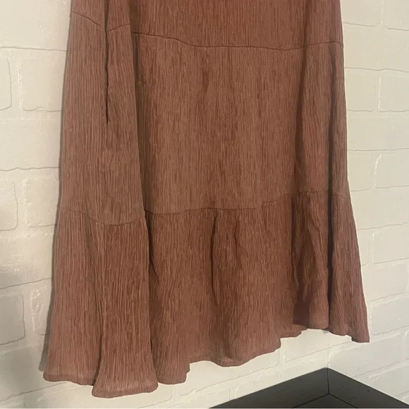 Altar'd State Womens Dress Ruffle Sleeve Dress Size Fall Dress Pockets Medium - Picture 3 of 8